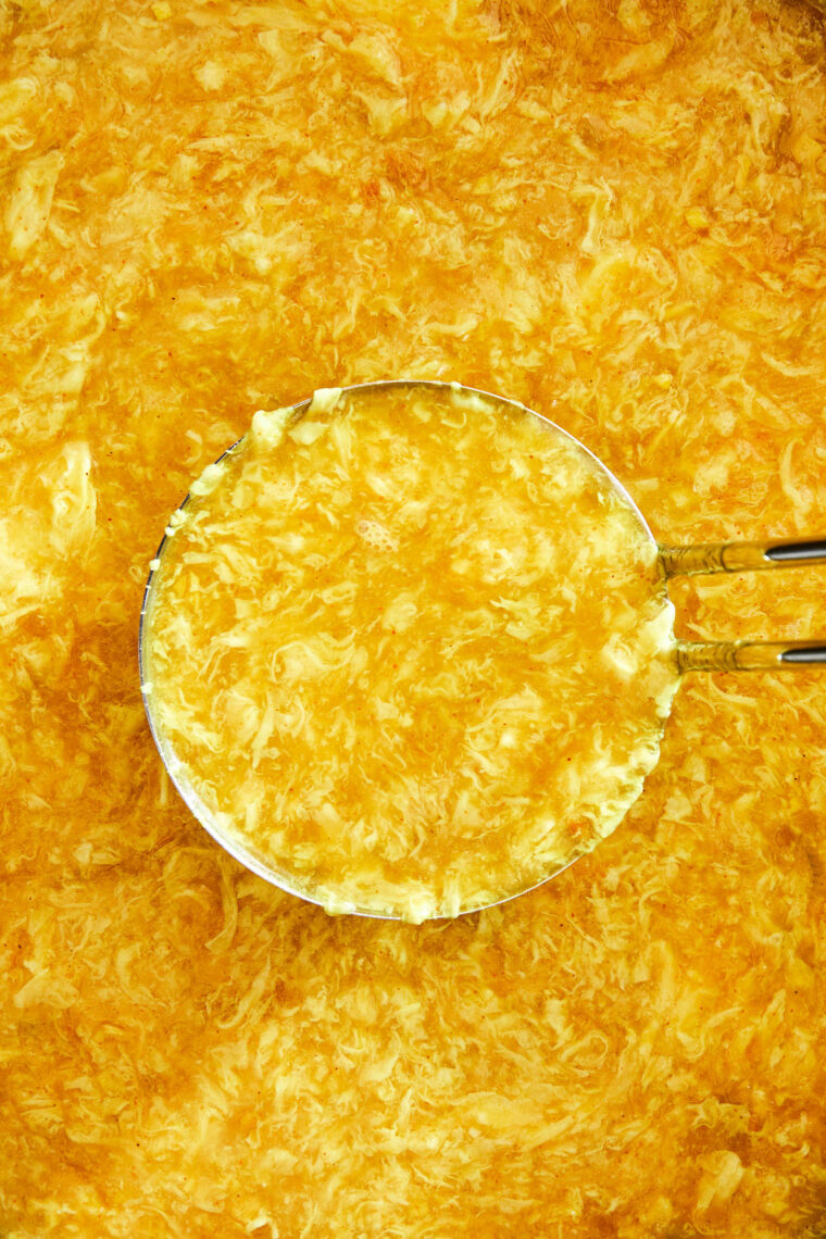 Egg Drop Soup - So much better than restaurant-quality! Made so easily right at home with a super short ingredient list. So good, so so cozy!