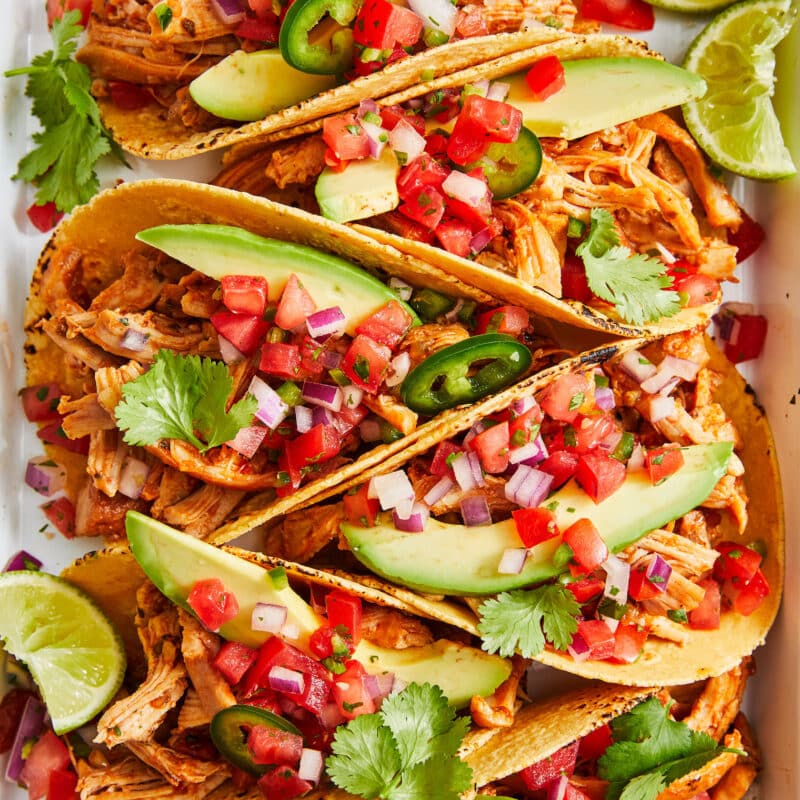 Instant Pot Chicken Tacos