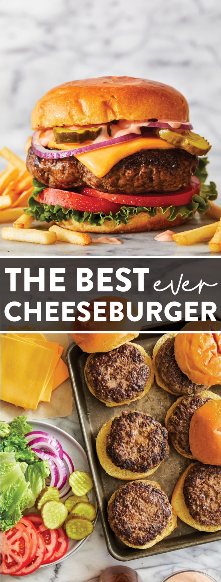The Best Ever Cheeseburger - Tips and tricks to make THE BEST cheeseburger patties every time. Includes the most amazing burger sauce too!