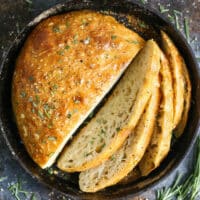 No Knead Rosemary Bread