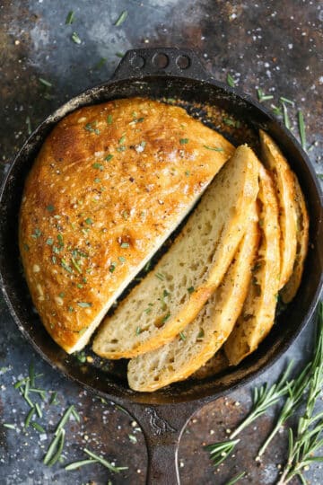 No Knead Rosemary Bread