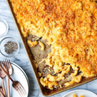 Sheet Pan Mac and Cheese