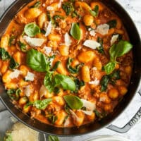 Creamy Sausage and Gnocchi