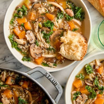 Fall Chicken and Wild Rice Soup