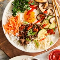 Quick Korean Bibimbap