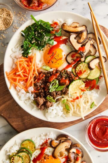 Quick Korean Bibimbap